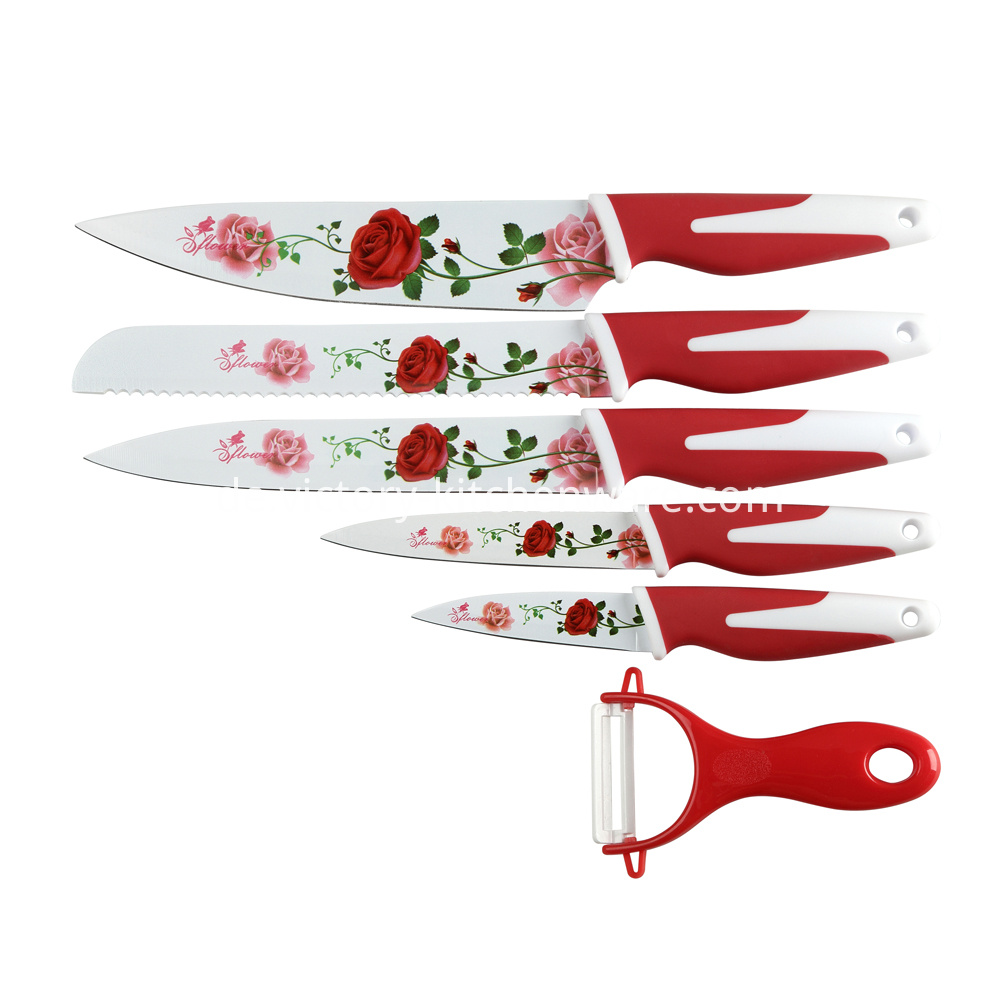 Küchenmesser mit beschichteter Klinge kitchen knife with coated blade